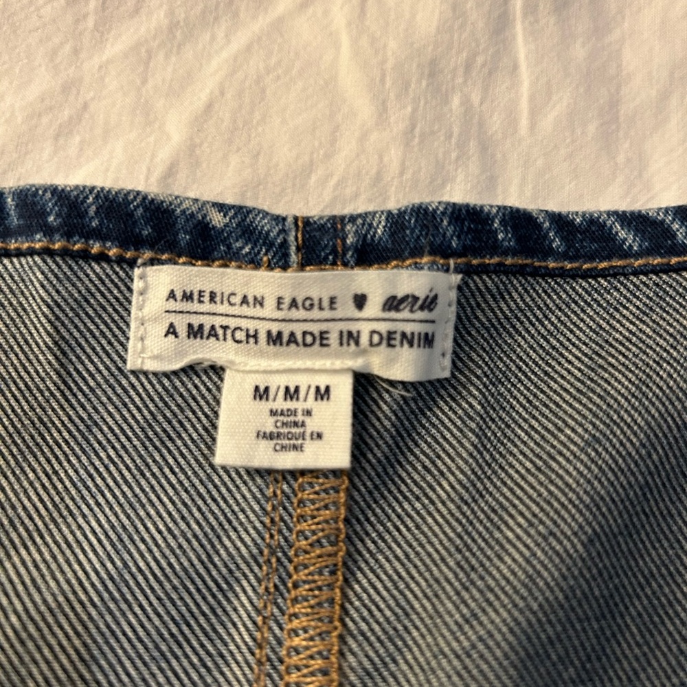 aerie Blue Denim Maxi Slip Dress - Picture 8 of 13